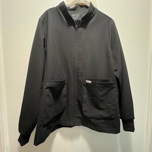 FIGS womens Black Jacket